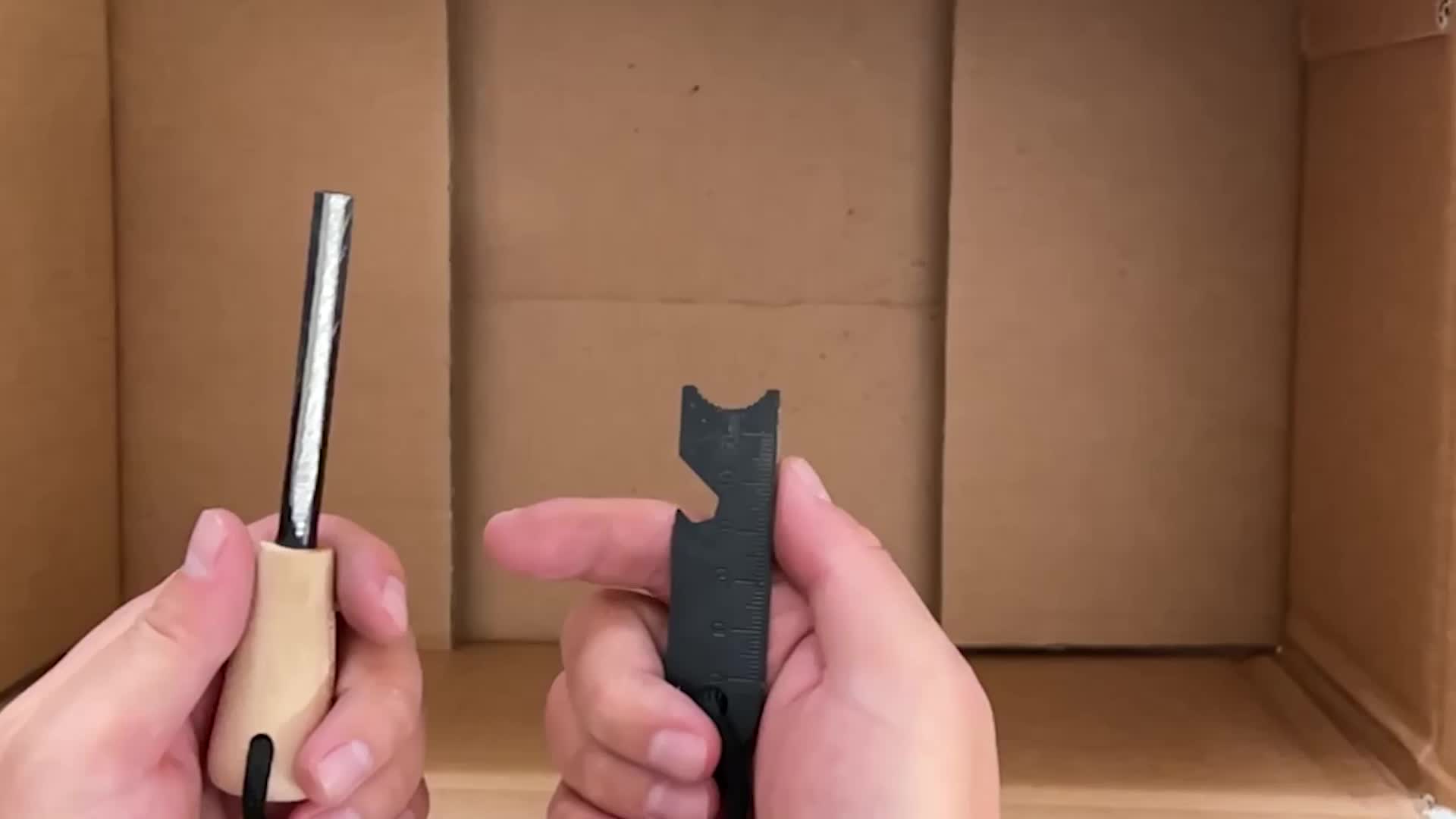 Wooden Handle Hiking Feuerstahl Camp Buddy Survival Emergency