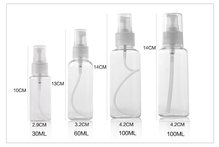 Beauty Makeup 100ml Chai xịt / Chai xịt / Chai phụ Chai Chai Keo dày Chất lượng tốt - Các công cụ làm đẹp khác miếng kích mí
