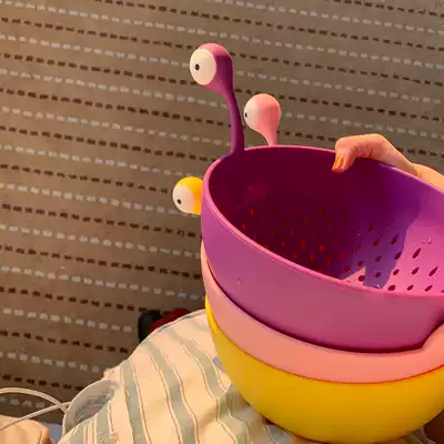 Xin help grocery store fruit plate washing basin drain basket washing fruit basin washing pot living room household fruit plate