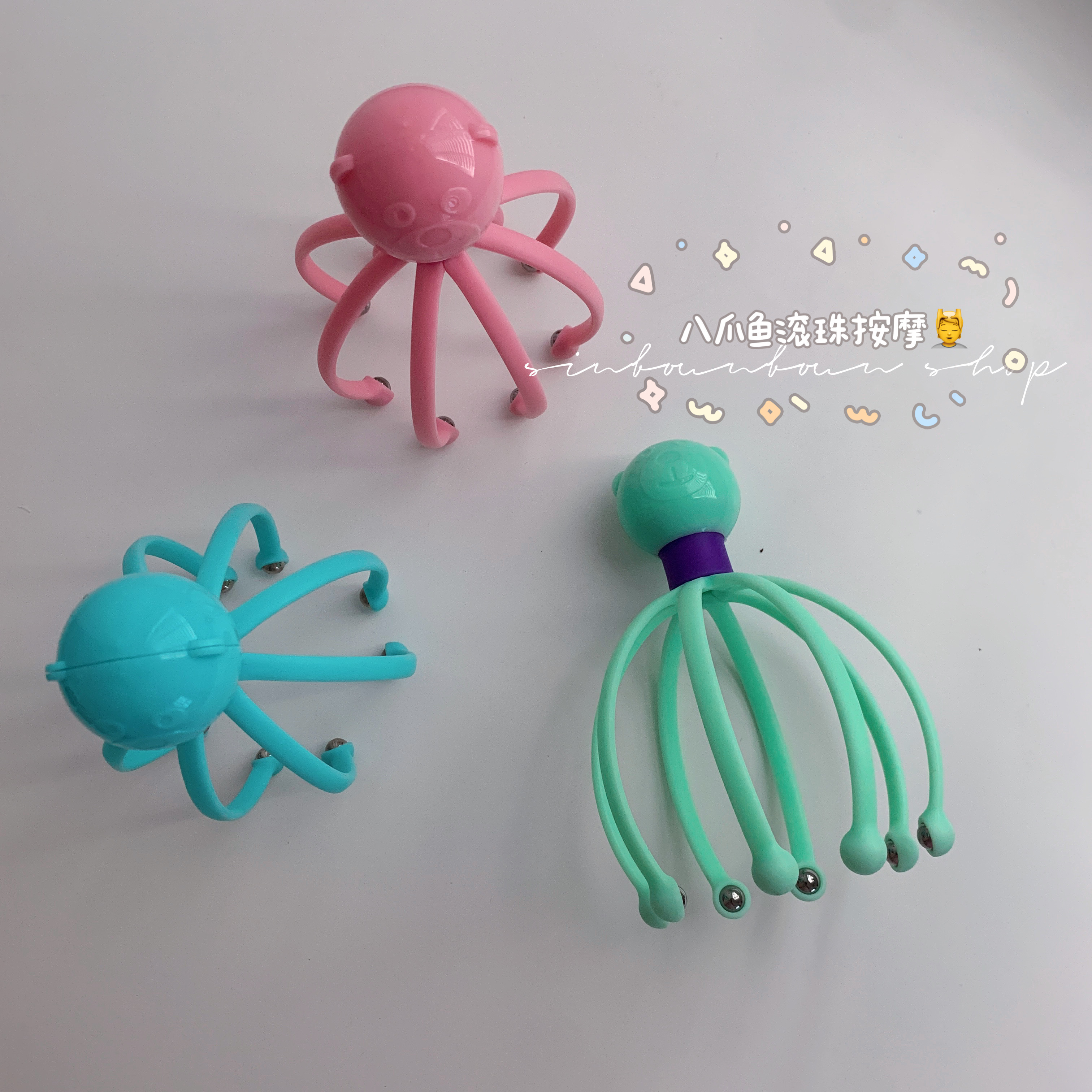 Help Ball head massager octaw - claw fish scalp massage scratch relax the broker hand scratch