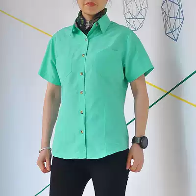 High-efficiency anti-UV fat girl Summer UPF30 sunscreen shirt casual outdoor short-sleeved shirt quick-drying clothes large size