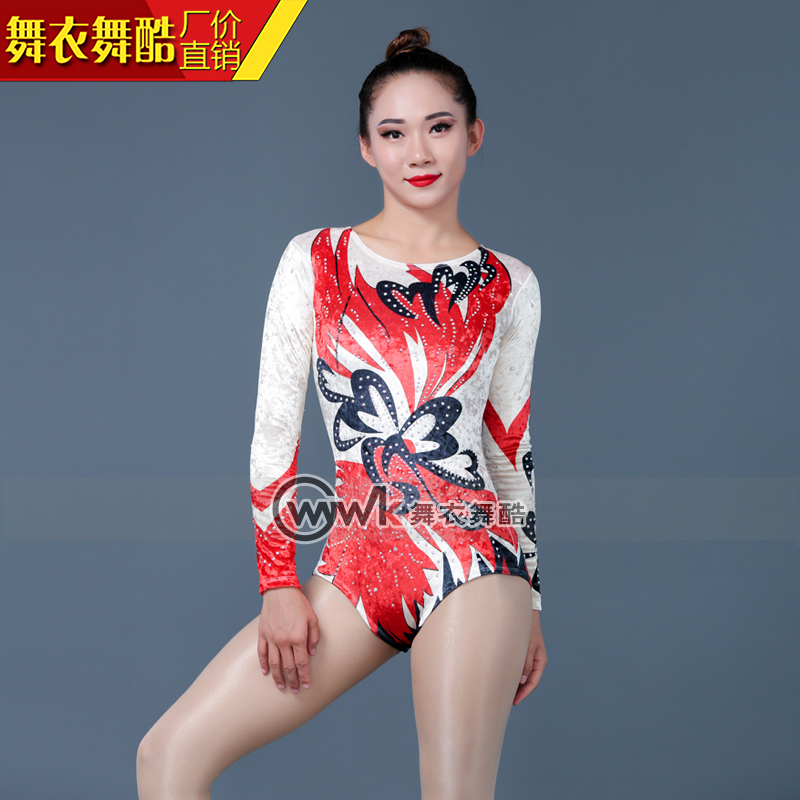 Dance clothes dance cool rhythmic gymnastics competitive clothing bodybuilding competition skills art test cheerleading female professional performance customization