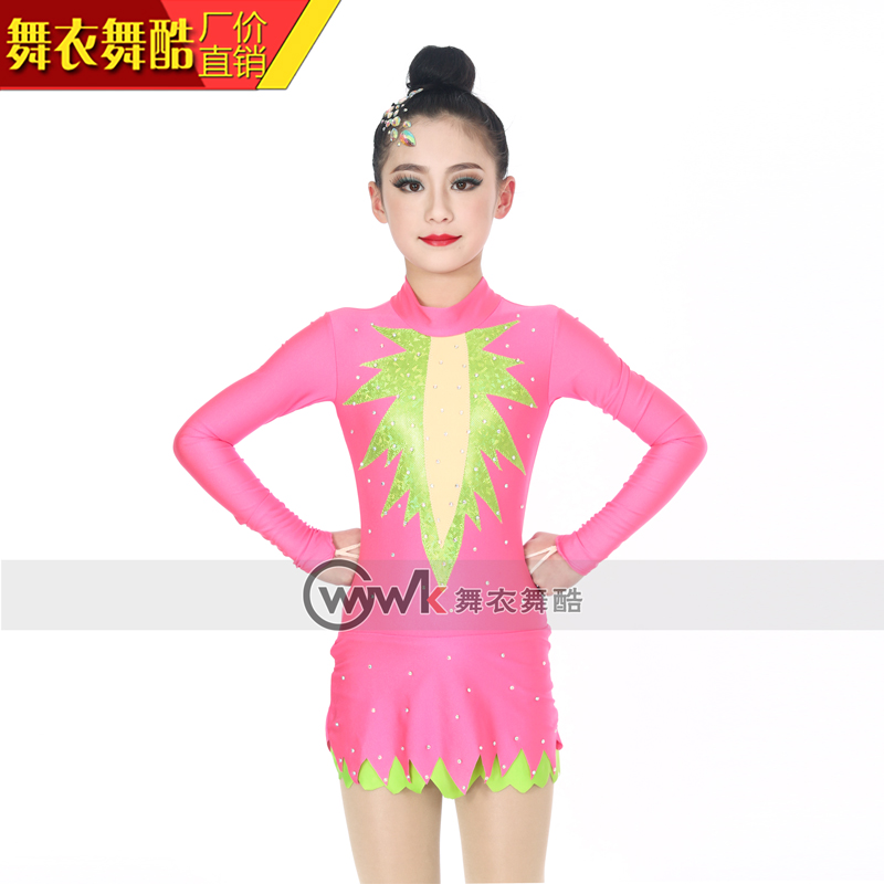 Dance clothes dance cool artistic gymnastics clothing bodybuilding competition competitive girls and children performing cheerleading clothing art test skills clothing