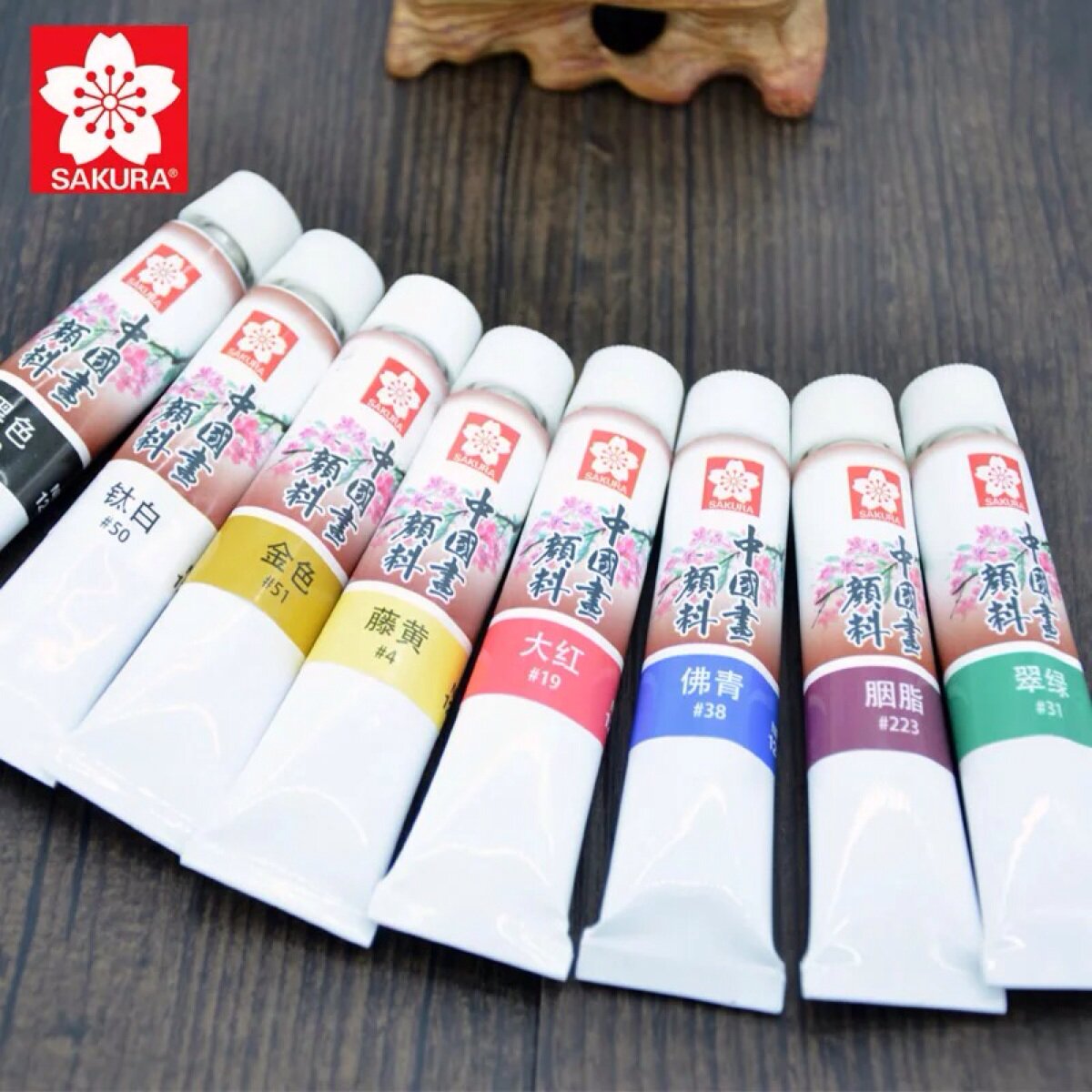 New products for sale Japanese cherry blossom Chinese painting pigment of high - level national painting 12ml single branch