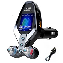 Car Bluetooth receiver SD card cigarette lighter mobile phone charger new car mp3 music player