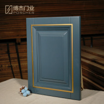 Solid wood cabinet door wardrobe door custom wardrobe door wine cabinet door custom light luxury whole house customization
