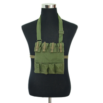 Explosive hot selling tactical vest pure old goods canvas ammunition bag four-storage ammunition bag army green cs field equipment army