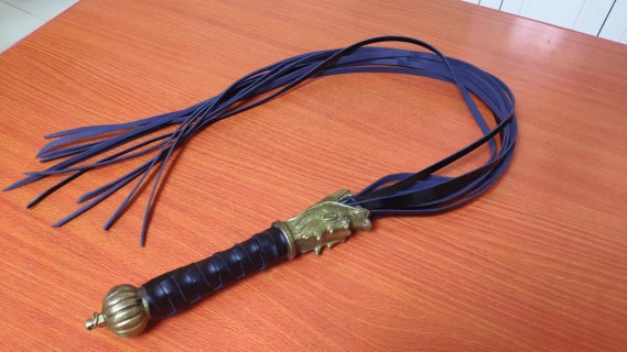 (Tap whip) Brown 90cm entertainment whip teaches whip (12 tail tap whip)