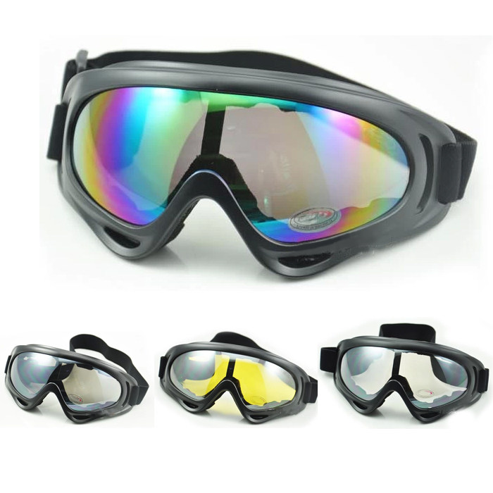 Outdoor male and female riding goggle goggle locomotive windproof glasses X400 Tactical goggle men anti-sand mirror