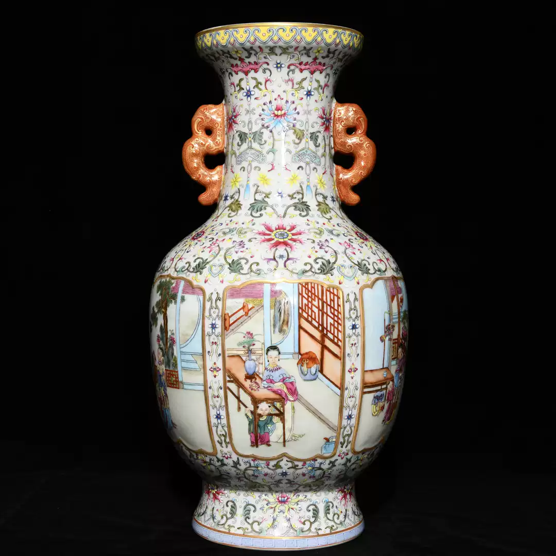 古董品 古陶瓷器 中国古美術 明時代 梅瓶 大明萬歴年製 古玩古瓷器陶瓷