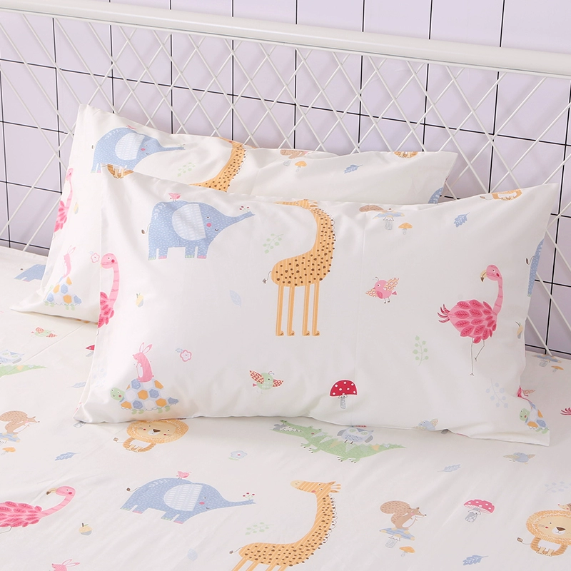 Áo gối trẻ em cotton hoạt hình dễ thương 30x50 ký túc xá học sinh gối đơn - Gối trường hợp