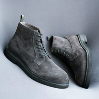 Martens, трендовые короткие сапоги в английском стиле, мужские ботинки, в британском стиле, из натуральной кожи