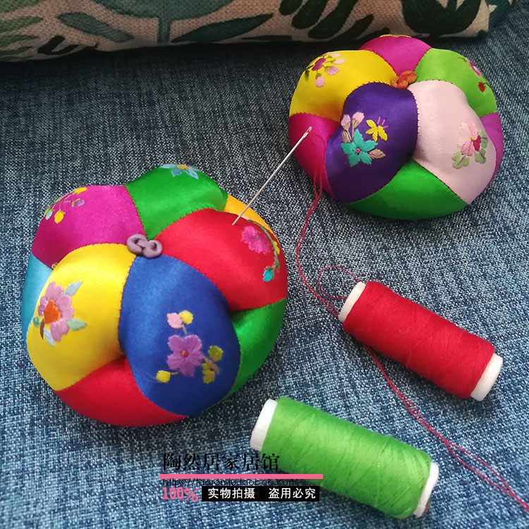 Hand embroidered needle inserts in Chinese style Embroidery Flowers Containing Stitches Hand Diy Cross Embroidered Inserts