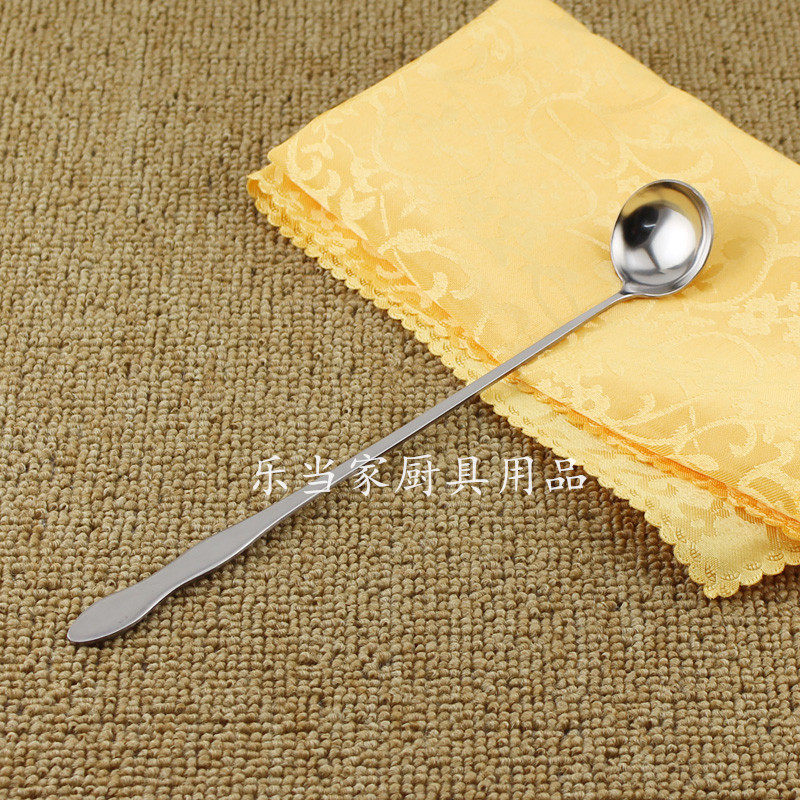 Creative long handle tablespoon wine spoon small tablespoon stainless steel mini-season coffee spoon roast spoon
