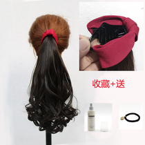 Wig - tail wig - haired pear - flower wig butterfly - bow ponytail big wave short short short