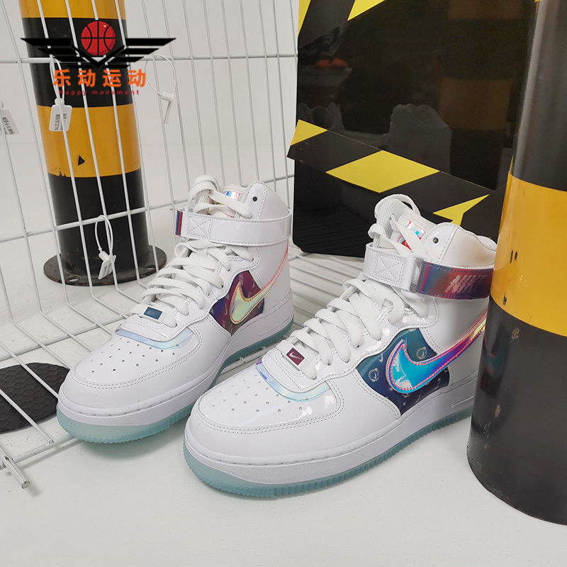 Nike/Nike Genuine Air Force 1 Af1 White Laser Pixel Women's Air Force Sneakers Dc2111