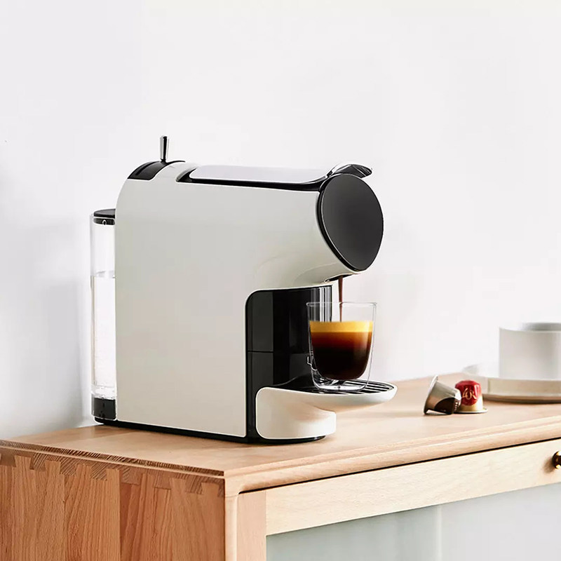 New Mesh Red Intelligent Fully Automatic Multifunction Coffee Machine Small Home Mini Thought Capsule Coffee All