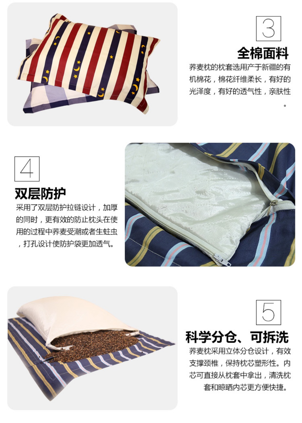 Buckwheat Gối Full Buckwheat Shell Gối Gối đơn Buckwheat Gối dành cho người lớn Pure Buckwheat Gối Gối Core cổ gối cao su non cho trẻ sơ sinh