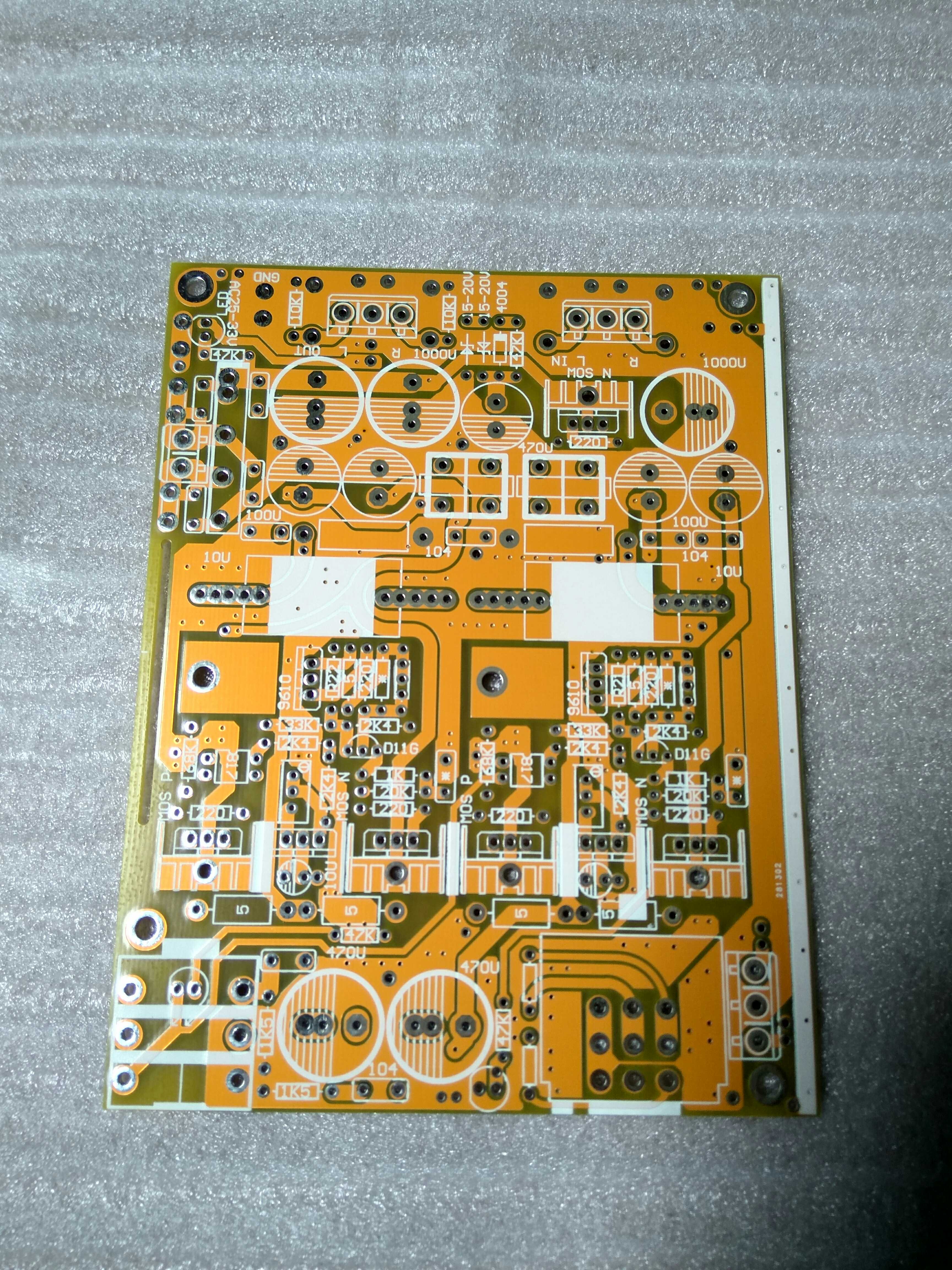 Single-end Class A front level plate empty plate