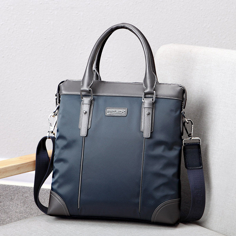Feige men's handbag diagonal bag vertical casual Oxford cloth large-capacity briefcase tide brand shoulder bag men's bag