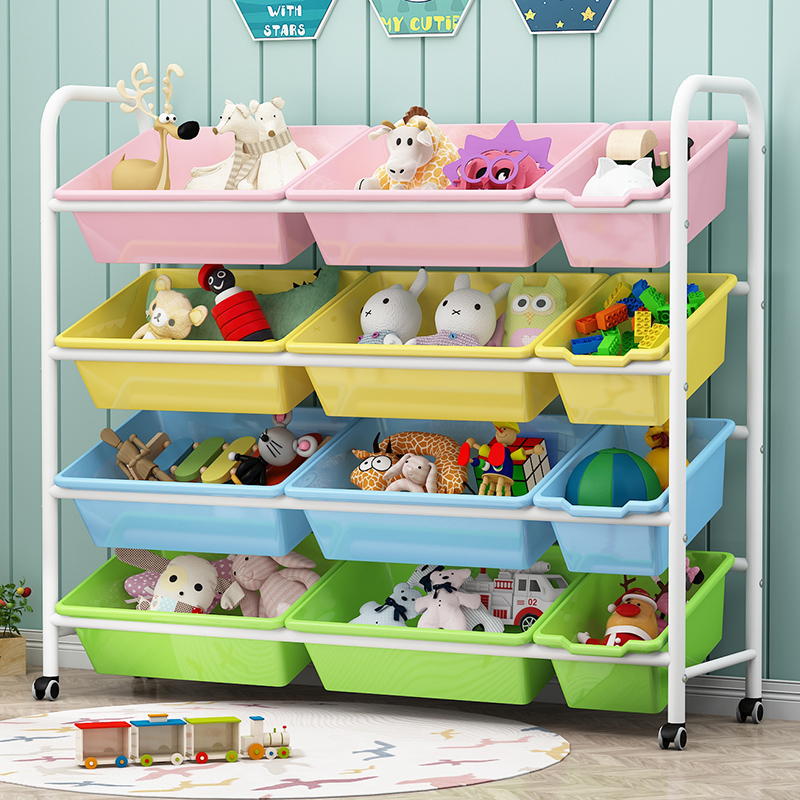 Children's toy storage rack simple storage storage box kindergarten toy rack rack baby toy storage cabinet