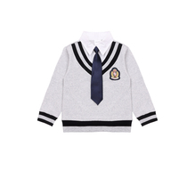 Kindergarten Garden clothes Spring and autumn clothes T-shirts Undershirt Children Elementary School Children Autumn Winter School Uniforms Fake two sets of hitchhiking