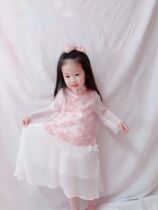 Zhihu girl cheongsam dress Chinese style Chinese style childrens performance Hanfu dress