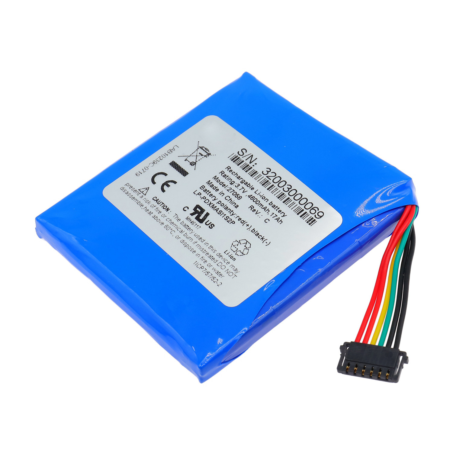 适用马西莫 27058 3.7V 4500MAH 电池 锂电池 充电电池 可充电