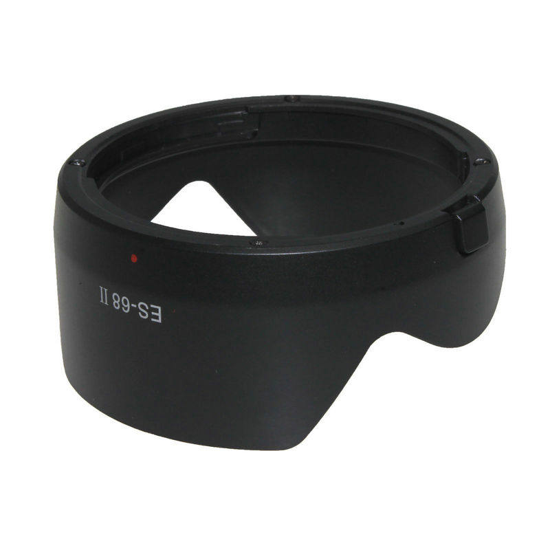 适用佳能ES-68 ii莲花遮光罩50 f1.8 stm新小痰盂镜头遮光罩 49mm