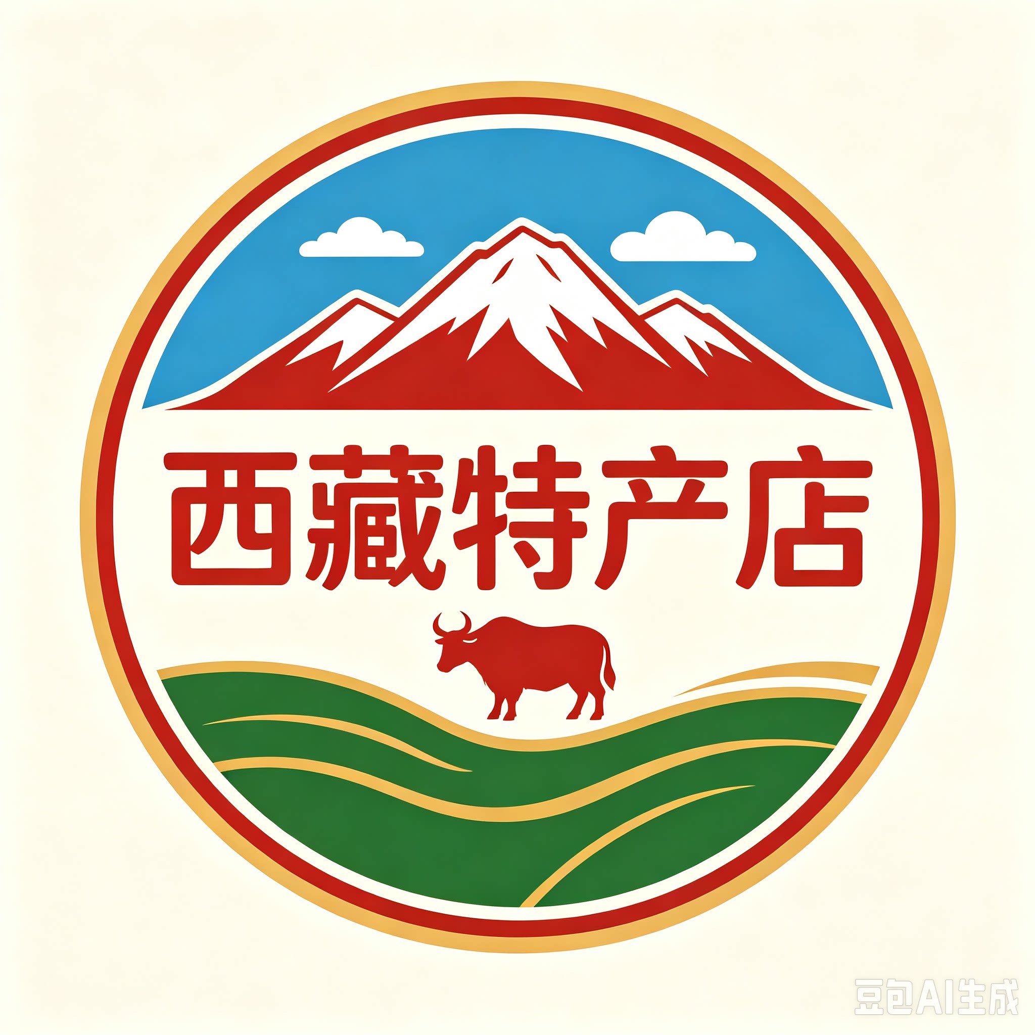 牛二哥食品的LOGO