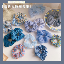 Korean wild hair accessories Hair ring Fabric head rope Sweet tie hair solid color gentle hair rope hair ring ins French