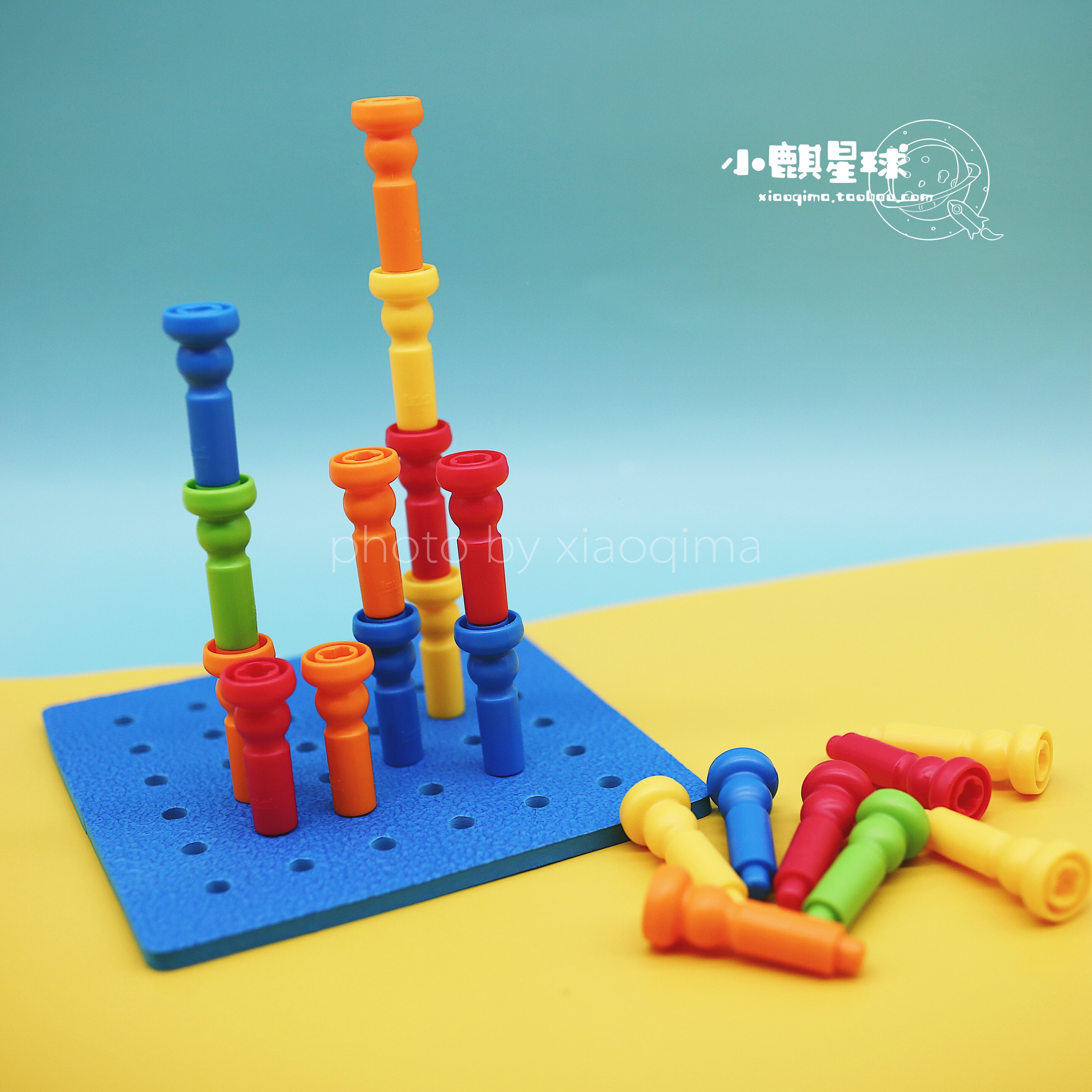 Spot American lauri small nail board plug nail mushroom nail toy hand eye coordination big J small d recommended