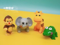 Tolo toy emulation cartoon plastic doll joint movable forest farm animal dinosaur home