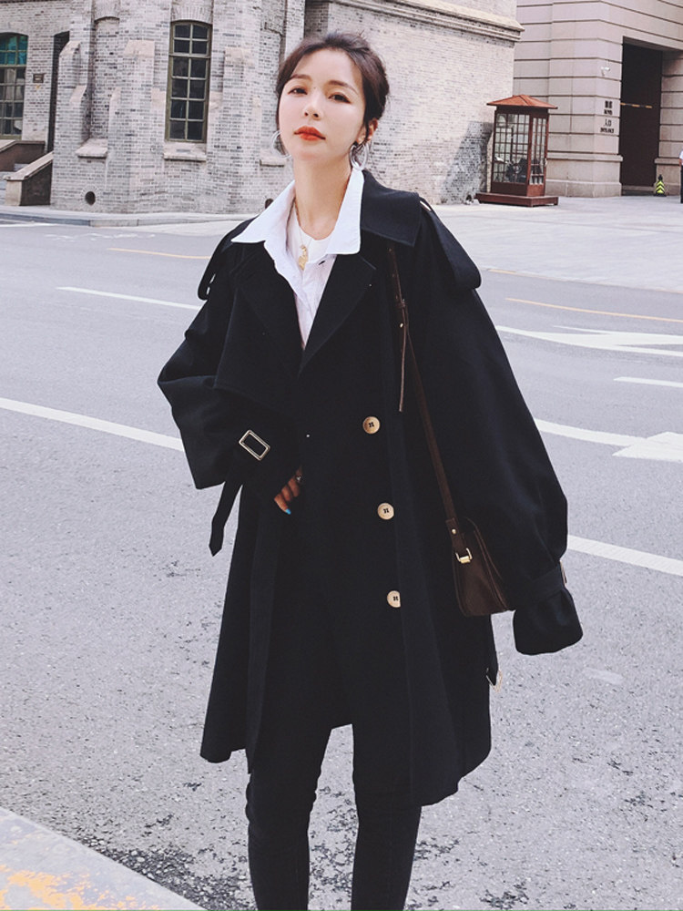 Sandro Mocoloni black windjersey woman 2021 spring autumn new little sub casual 100 lap short jacket