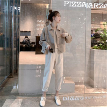 Sandro Moscoloni suit 2021 new womens fall fashion temperament little sub-air two sets