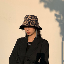 Hat female Hong Kong style double-sided BAO  WEN fisherman hat autumn and winter big eaves retro fashion Harajuku style imitation velvet street pot hat tide