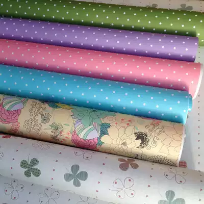 ins children's birthday gift wrapping paper bag book leather cartoon diy handmade toy material gift box decorative paper