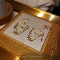 JZ STU ◆ original exclusive Thai antique wind light luxury French beads American 14K gold high grade earrings earrings