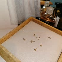 JZ STU ◆ American 14K gold package minimalist advanced sense exquisite simple universal take a bath without picking earrings