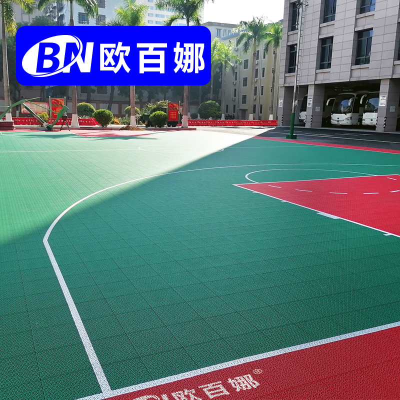 Oberna Suspension Assembled Floor Mat Rubik's Cube PLUS Outdoor Community Basketball Court Special Anti-skid Elastic Wear-resistant Floor