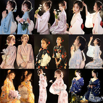 Kimono womens dress traditional improvement Chinese style cherry blossom Japanese God girl Photo Skirt Photo script kill costume
