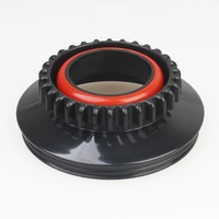 Зубной рот с красным кольцом