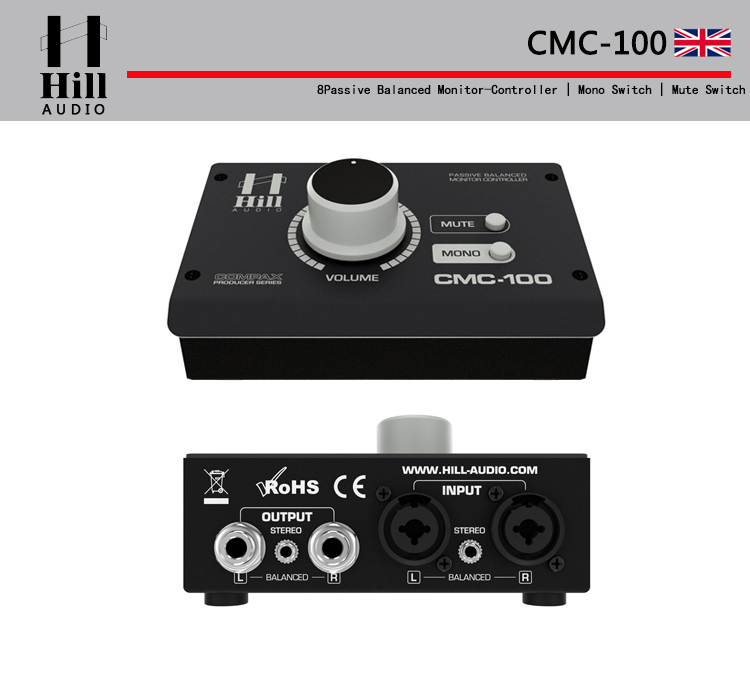 Hill-Audio CMC-100 passive passive volume controller headphones monitor the speaker volume controller