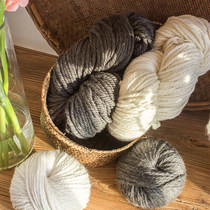 Yuan weave Pier coarse wool thread thick thread hand woven wool thick thread hand woven wool thick needle scarf wool hand diy