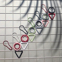 Yuan woven metal Mark Buckle sweater Mark Buckle sweater knitting tool mark ring wool knitting Mark Buckle