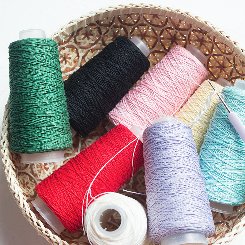 Yuan Zhibin skinny hook flower hollow No. 5 handmade lace thread pure cotton thread mercerized cotton crochet knitting wool handmade