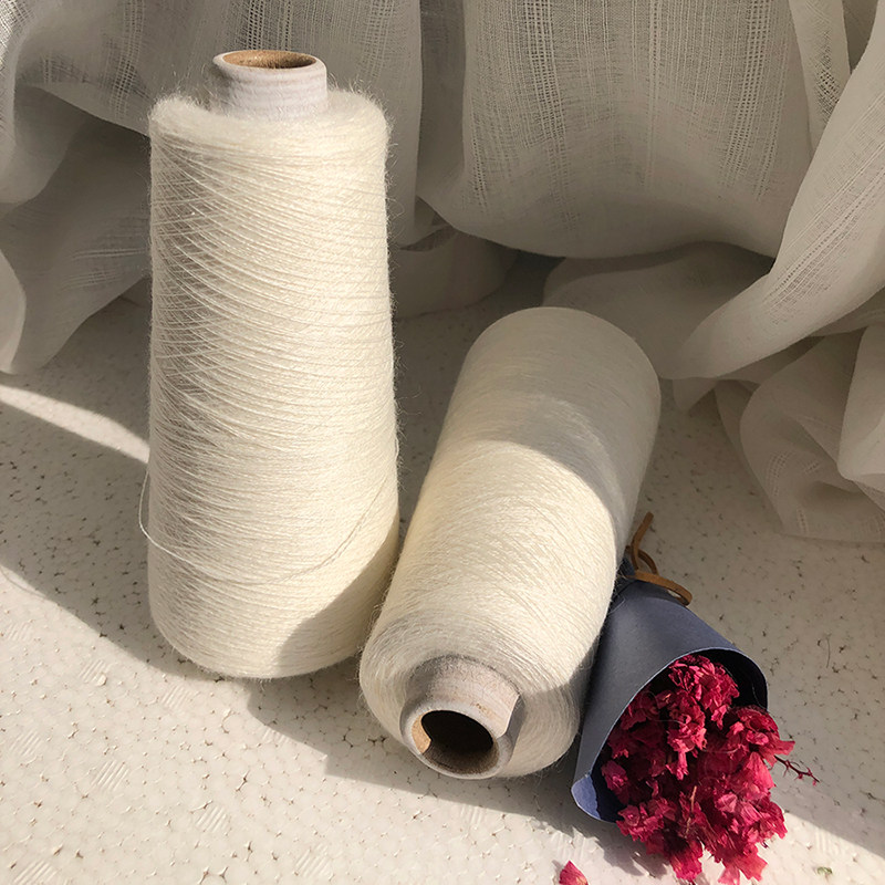 Wheat pocket Japanese original Ma Sea hair wool hand woven fine wire knitting sweater needle DIY