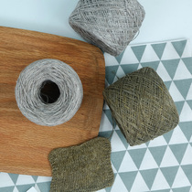 Wheat pocket export feature bone chain with pure hand-woven linen wire spring and summer clothes