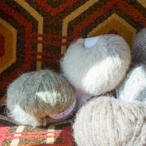 Yuan Zhei Xiaoyun Mohamao wool thick cashmere thread hand-woven wool ball with alpaca sweater diy ring thread