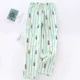 Quần pyjama cotton cotton nhỏ hoa nhà quần mùa xuân và mùa thu mỏng phần quần cotton sợi pyjama kích thước lớn quần nhà nữ do lot nam dep